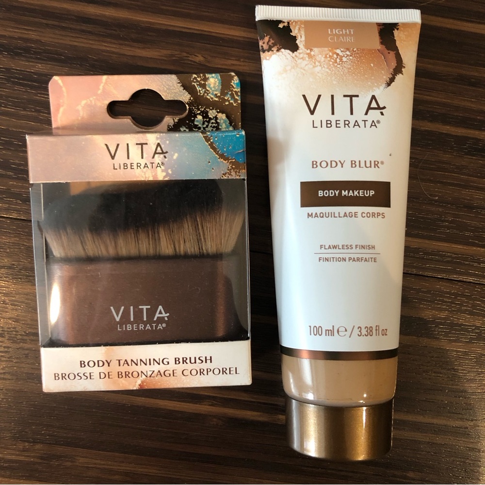 NEW Vita Liberata Body Blur Makeup and Body Tanning Brush